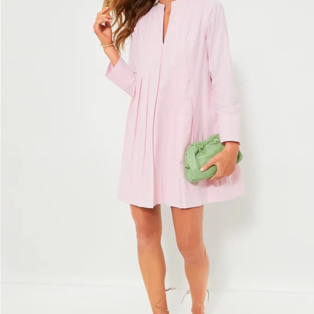 Tuckernuck Pink Long Sleeve Sundress